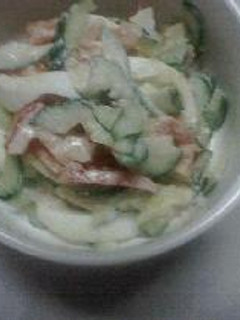 卵と野菜のサラダ-レシピのメイン写真