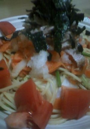 とまと&にんじんの和味スパげっちー-レシピのメイン写真