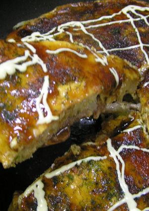 キャベツたっぷり広島焼き風♥とんぺい焼き-レシピのメイン写真