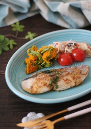 さわら(白身魚)のレモンマスタードソース-レシピのメイン写真