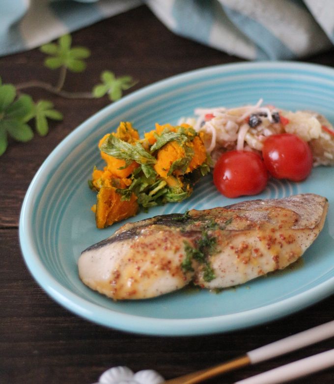 さわら(白身魚)のレモンマスタードソース-レシピのメイン写真