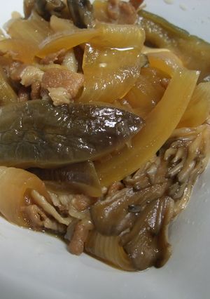 キューちゃんの残り汁で煮物①-レシピのメイン写真