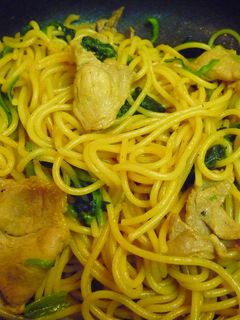 豚肉とほうれん草の和風パスタ-レシピのメイン写真