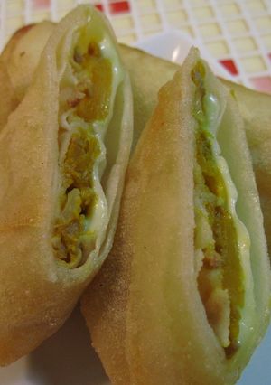 カレーカボチャとチーズのはるまき-レシピのメイン写真