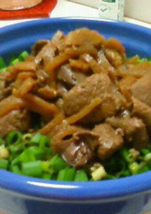 うまいっ❤肝の煮付け丼-レシピのメイン写真