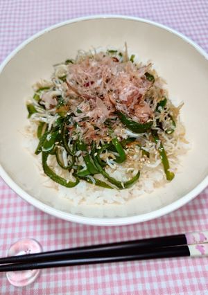 簡単☆お手軽しらすピーマン丼♩-レシピのメイン写真