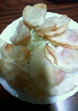 お弁当に！おつまみに！エビチリ卵揚げ餃子-レシピのメイン写真