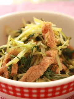 水菜✿油揚げのおろしポン酢醤油♡-レシピのメイン写真