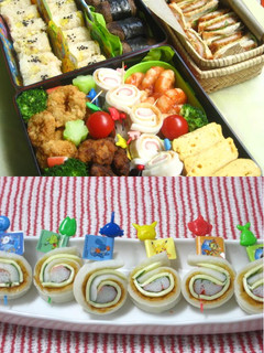 運動会お弁当(ちくわ巻き)-レシピのメイン写真
