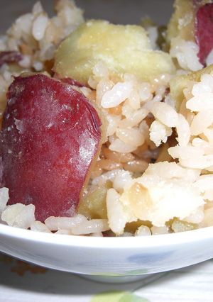 秋の味覚♪さつまいもごはん♪-レシピのメイン写真