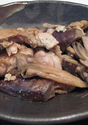 ☆鶏ももと秋茄子の煮物☆-レシピのメイン写真