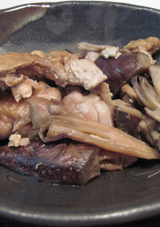 ☆鶏ももと秋茄子の煮物☆-レシピのメイン写真