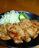 豚ロース肉切身の味噌漬け焼き　