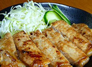豚ロース肉切身の味噌漬け焼き　-レシピのメイン写真