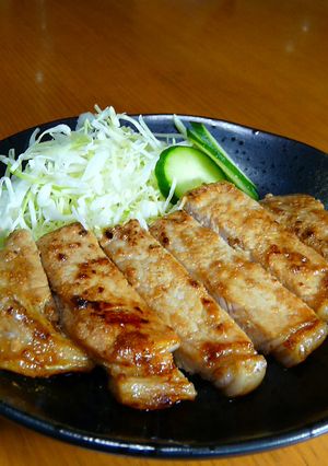 豚ロース肉切身の味噌漬け焼き　-レシピのメイン写真