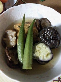 なすとおくらのさっと煮-レシピのメイン写真