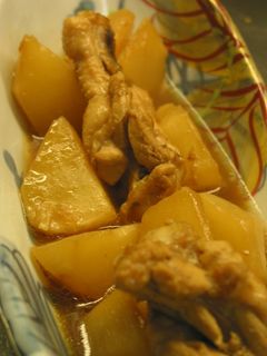 蕪と手羽の梅煮-レシピのメイン写真
