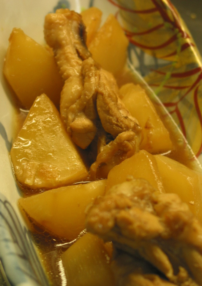 蕪と手羽の梅煮-レシピのメイン写真