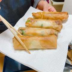 A picture of 野菜シャキシャキ春巻き.
