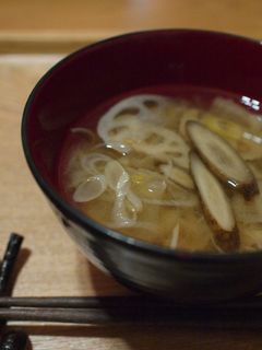 根菜の重ね煮のお味噌汁-レシピのメイン写真