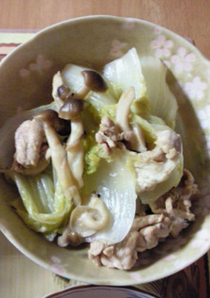 豚肉と白菜の洋風蒸し煮-レシピのメイン写真