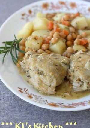 鶏肉とひよこ豆のキャセロール-レシピのメイン写真