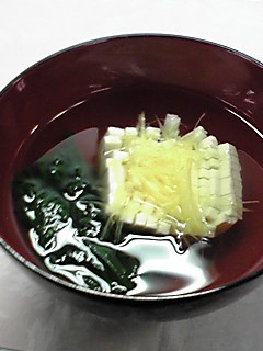 菊花豆腐のお吸い物-レシピのメイン写真