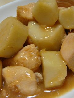 危険!~里芋と鶏胸肉の味噌煮~-レシピのメイン写真