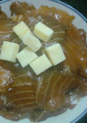 サーモンとチーズの丼-レシピのメイン写真