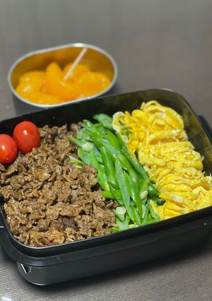 韓国風牛肉のしぐれ煮弁当♪-レシピのメイン写真