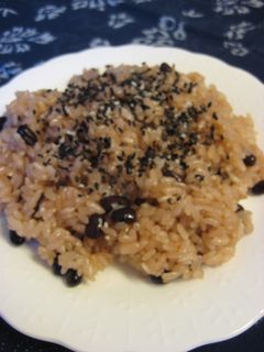 45分で失敗知らずのお赤飯(圧力鍋使用)-レシピのメイン写真