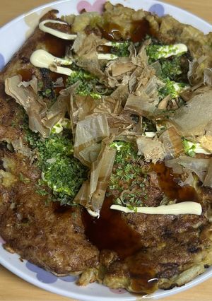 簡単!オートミール お好み焼き-レシピのメイン写真