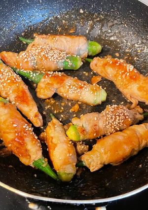 オクラの肉巻き-レシピのメイン写真