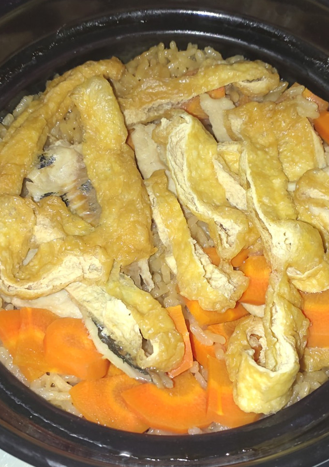 土鍋で炊くアジの炊き込みご飯-レシピのメイン写真