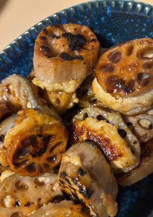 れんこんの挟み焼き-レシピのメイン写真