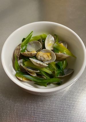 アサリとネギのバター炒め-レシピのメイン写真