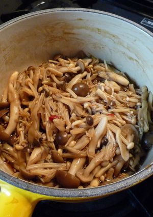 ル・クルーゼできのこの常備菜~♬-レシピのメイン写真