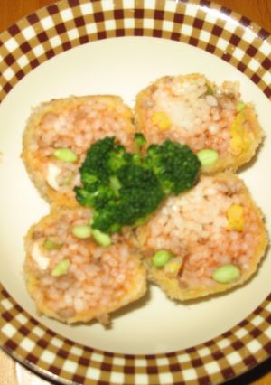 枝豆とコーンのライスコロッケ-レシピのメイン写真