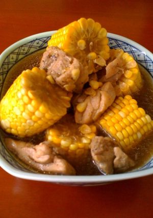 鶏モモ肉とトウモロコシの煮物☆-レシピのメイン写真