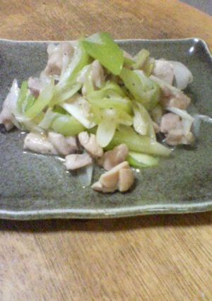 さっぱり鶏ネギいため-レシピのメイン写真