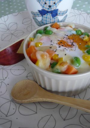 朝ごはんココット-レシピのメイン写真