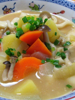 味噌煮込みクリームうどん-レシピのメイン写真