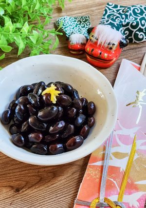 お正月☆おせちに圧力鍋で簡単☆黒豆煮☆-レシピのメイン写真