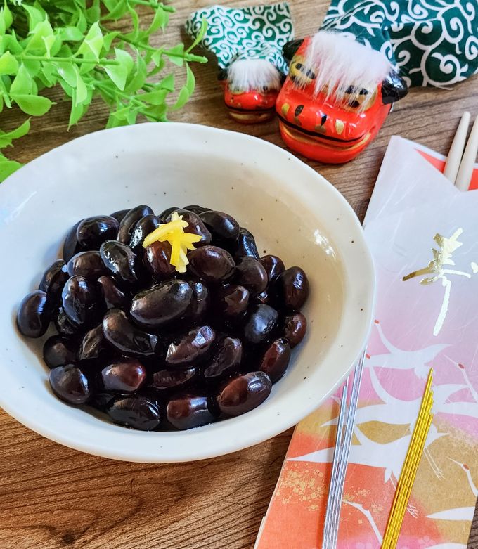 お正月☆おせちに圧力鍋で簡単☆黒豆煮☆ by カレンガール