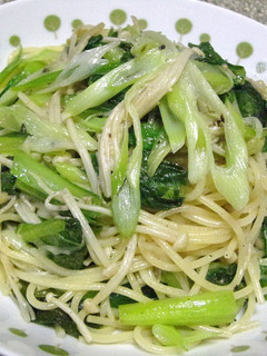 ♥シャキシャキ野菜のネギ塩パスタ♥-レシピのメイン写真
