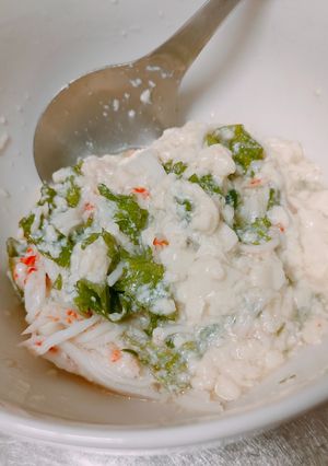 豆腐とカニカマの和え物-レシピのメイン写真