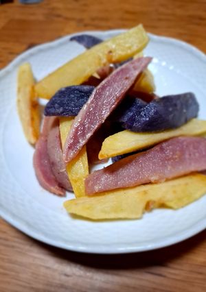 カラフルフライドポテト-レシピのメイン写真