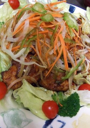 ☆簡単!野菜たっぷり❤甘辛からあげ☆-レシピのメイン写真