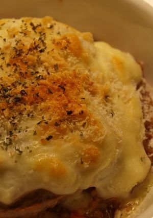 ビーフシチューハーフでハンバーグドリア-レシピのメイン写真