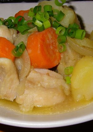 鶏肉と根菜の味噌煮-レシピのメイン写真